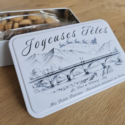boite métal biscuits de noel chocolat feve de tonka pau béarn nays 64