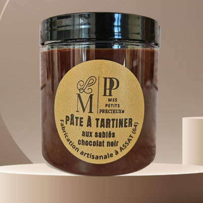 pâte à tartiner aux sablés chocolat noir pau béarn 64 halles de pau